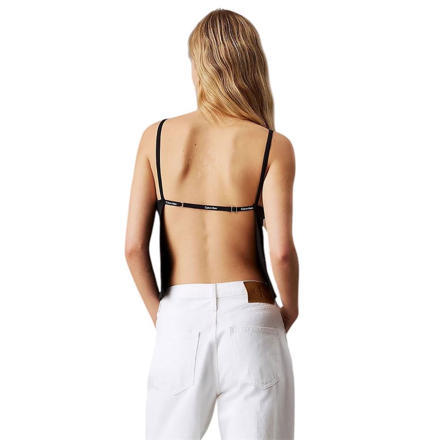Top aperto sul retro Logo Tape da donna Calvin Klein | J20J225314BEH